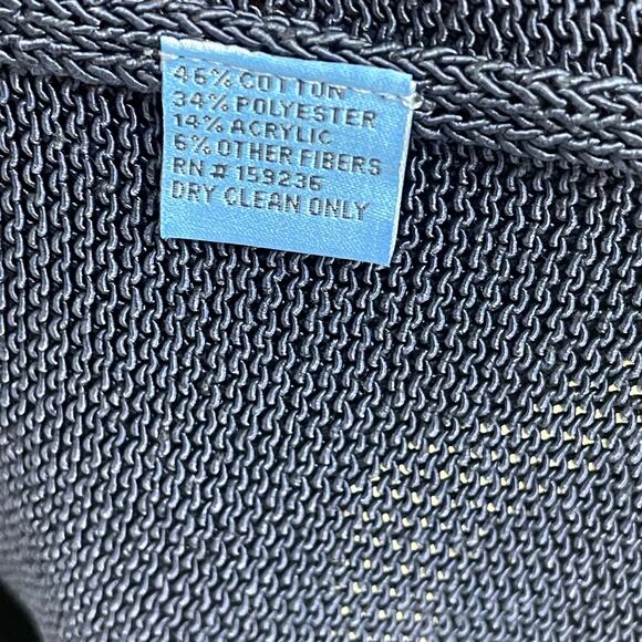 J. McLaughlin Cotton Blend Knit V Neck Navy Sweater Womens Size Small - Picture 6 of 6